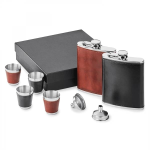 FABRIZIO   4 - PIECE FLASK SET