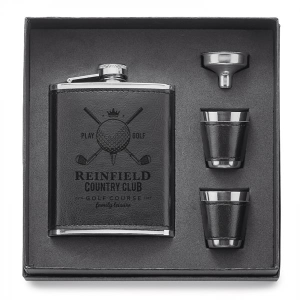 FABRIZIO   4 - PIECE FLASK SET